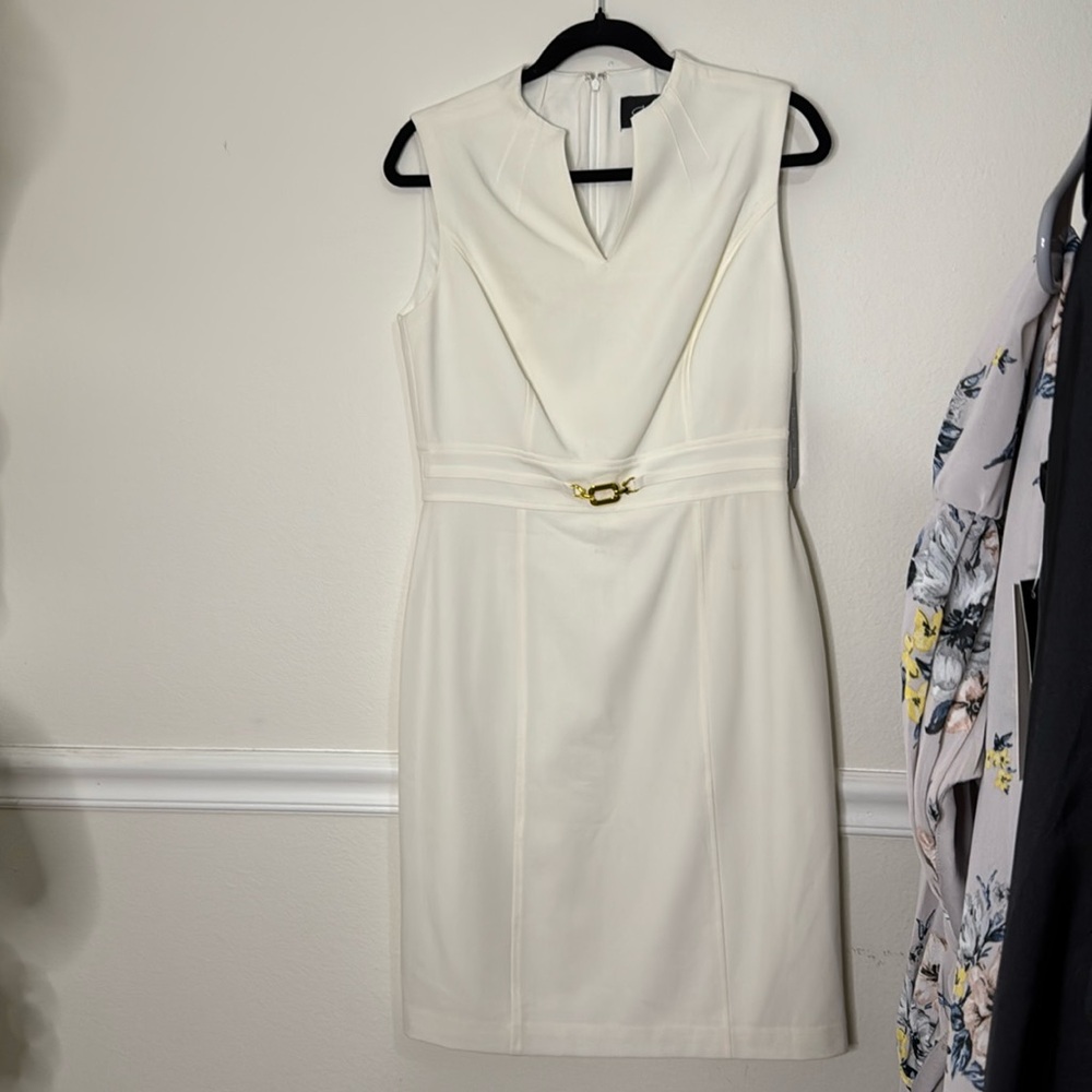 Chelsea Rose. Cream dress